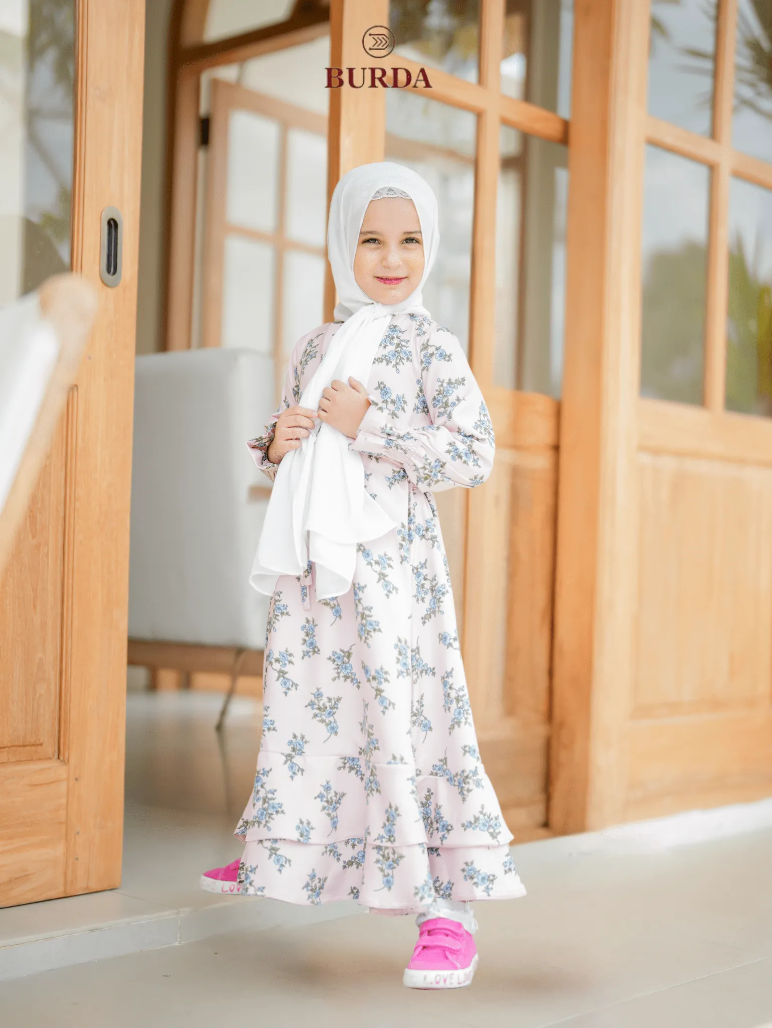 Kid's Pearl Floral Dress