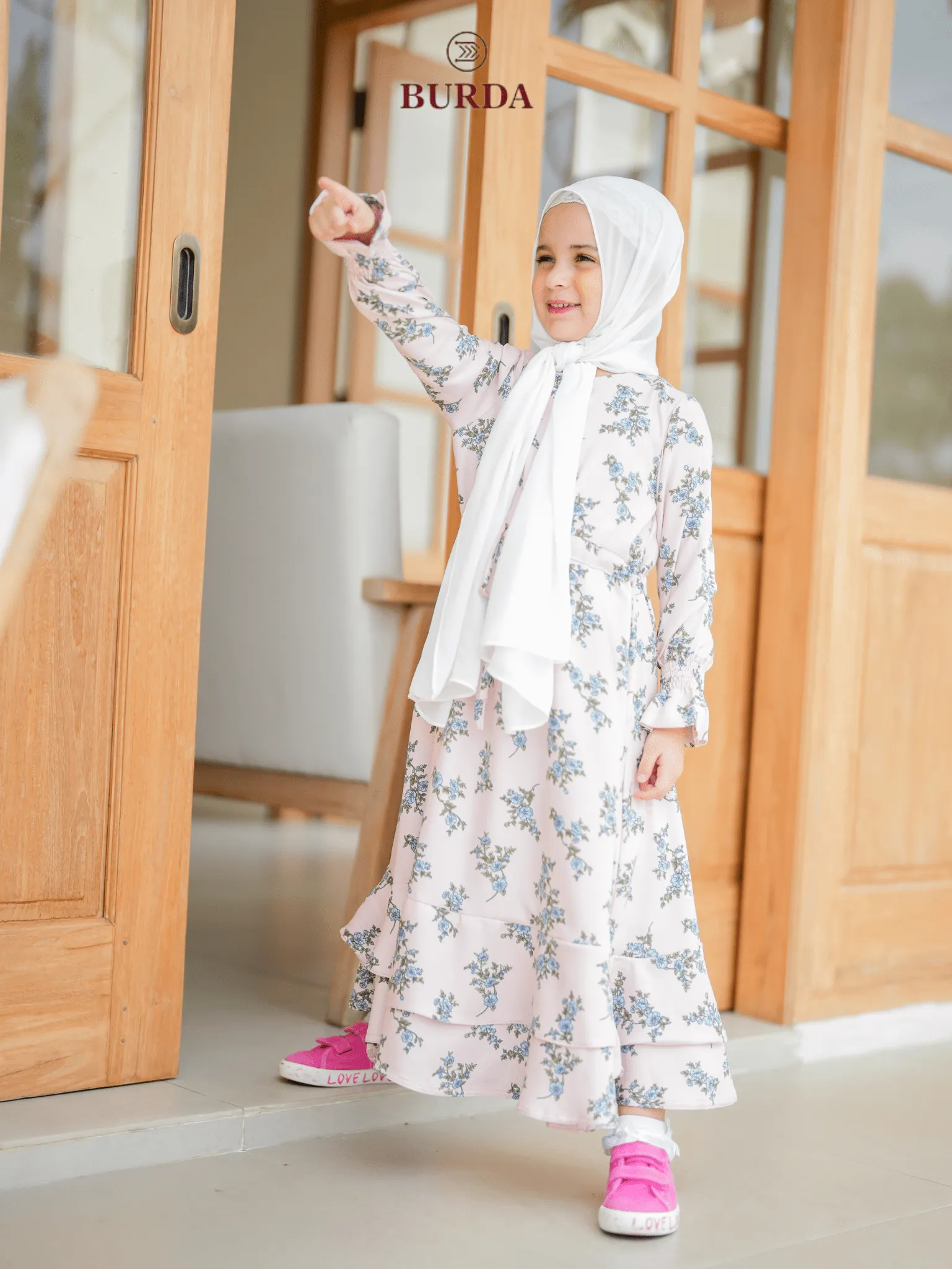 Kid's Pearl Floral Dress