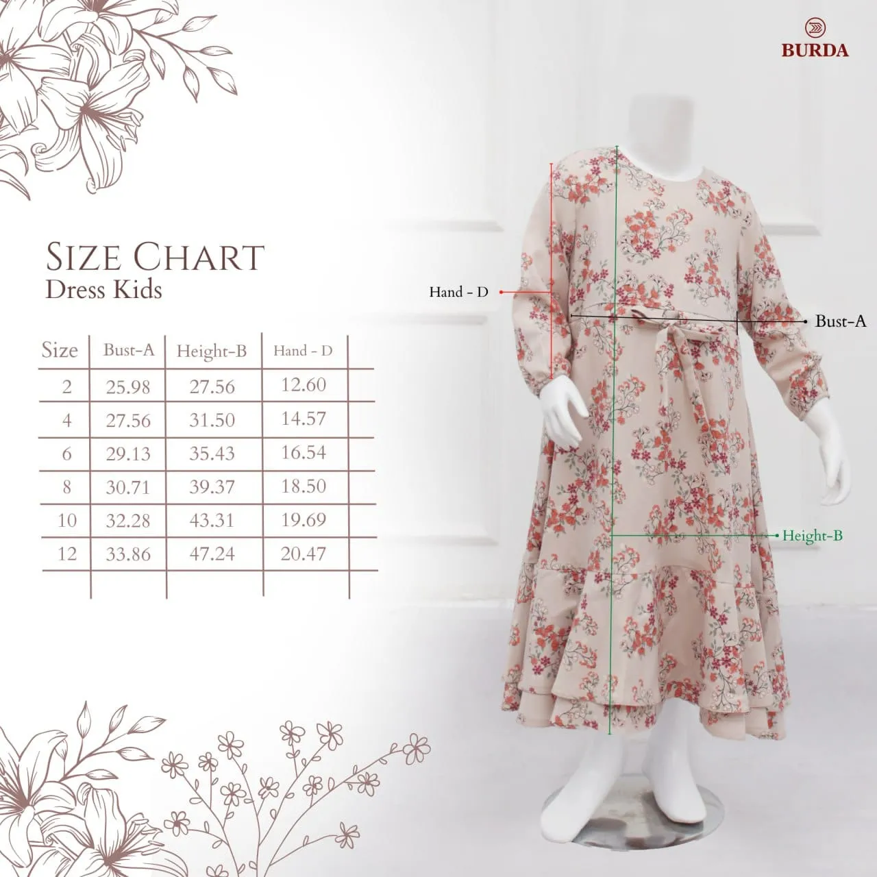 Kid's Pearl Floral Dress