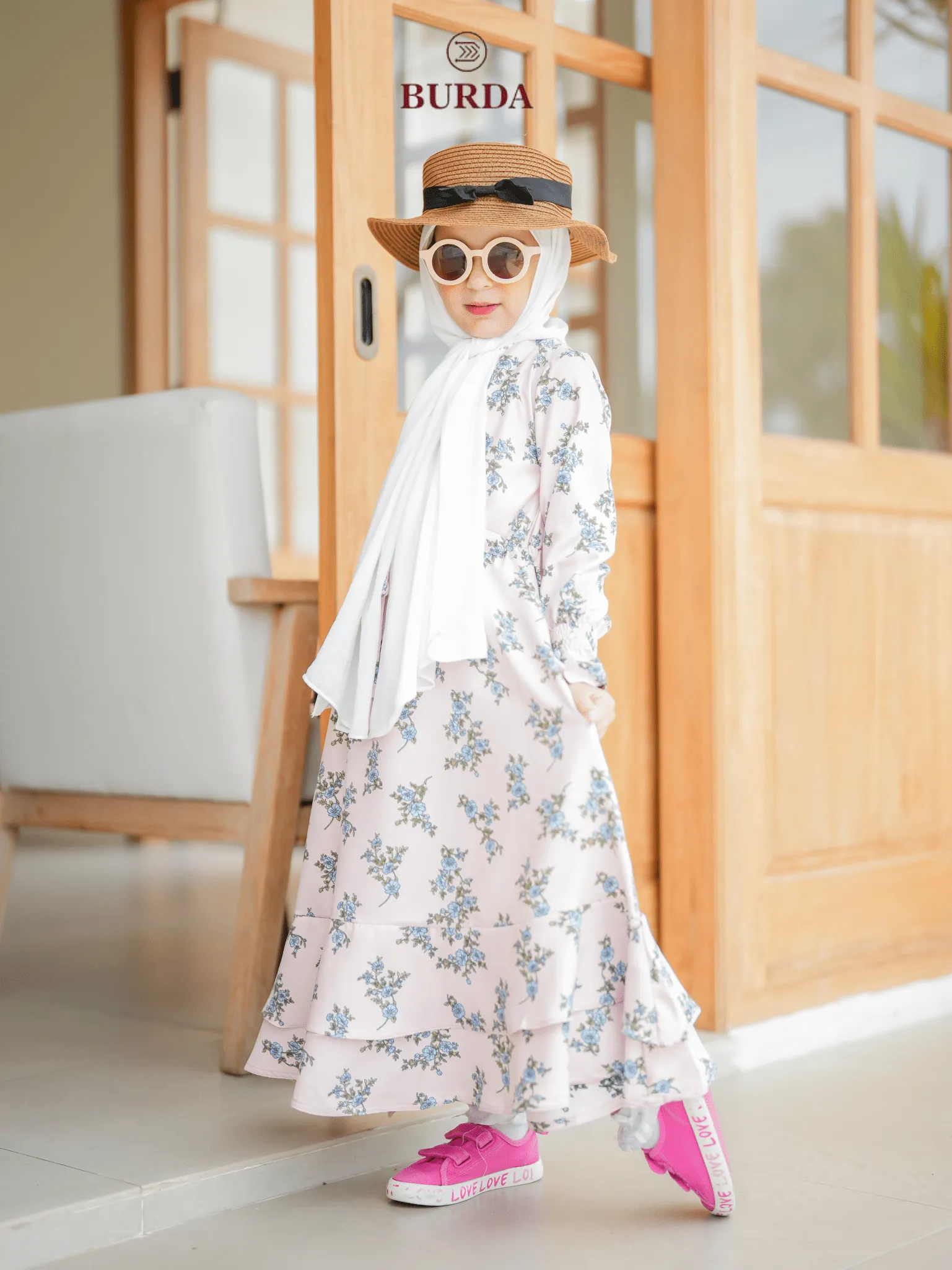 Kid's Pearl Floral Dress