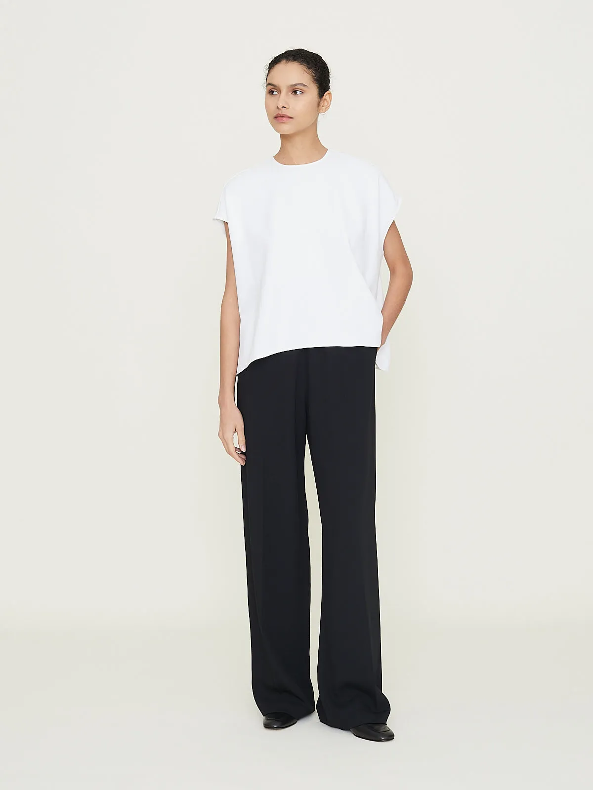 Stylish Maud Black Large Pull-On Comfort Pants for Effortless Chic