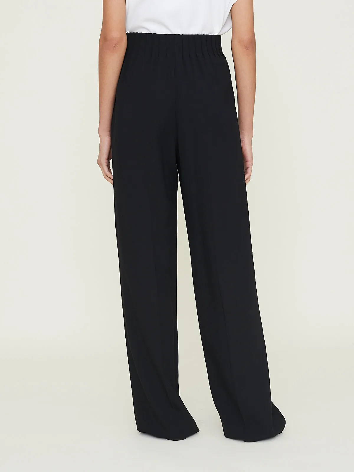 Stylish Maud Black Large Pull-On Comfort Pants for Effortless Chic