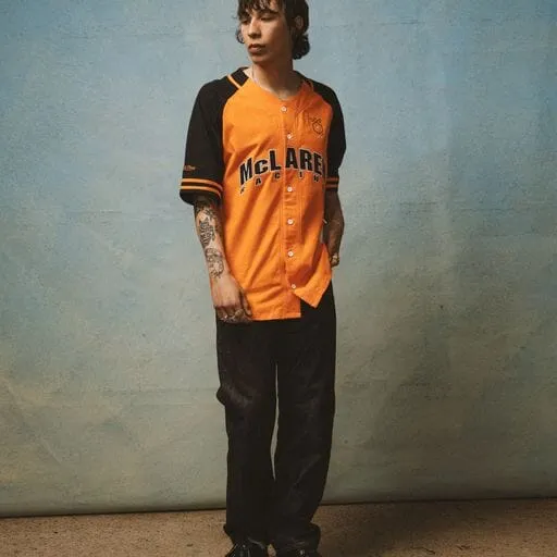 McLaren Racing F1 Mitchell & Ness Special Edition Monaco GP Triple Crown Baseball Jersey