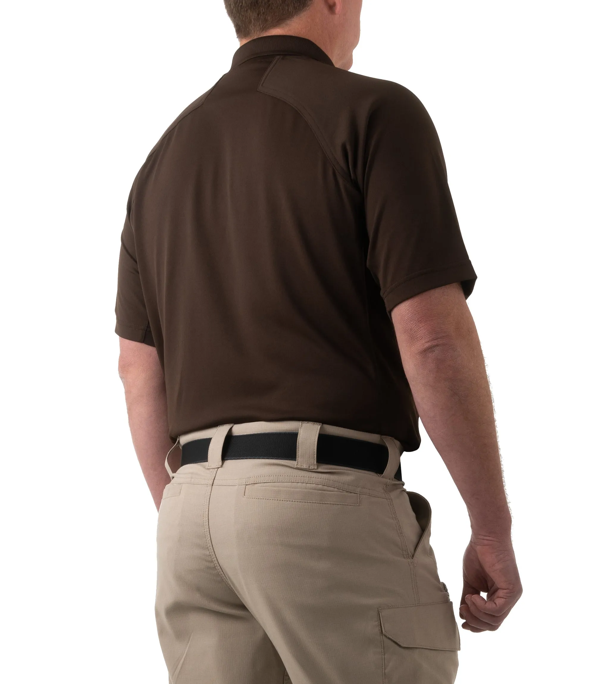 Men's Performance Short Sleeve Polo / Kodiak Brown