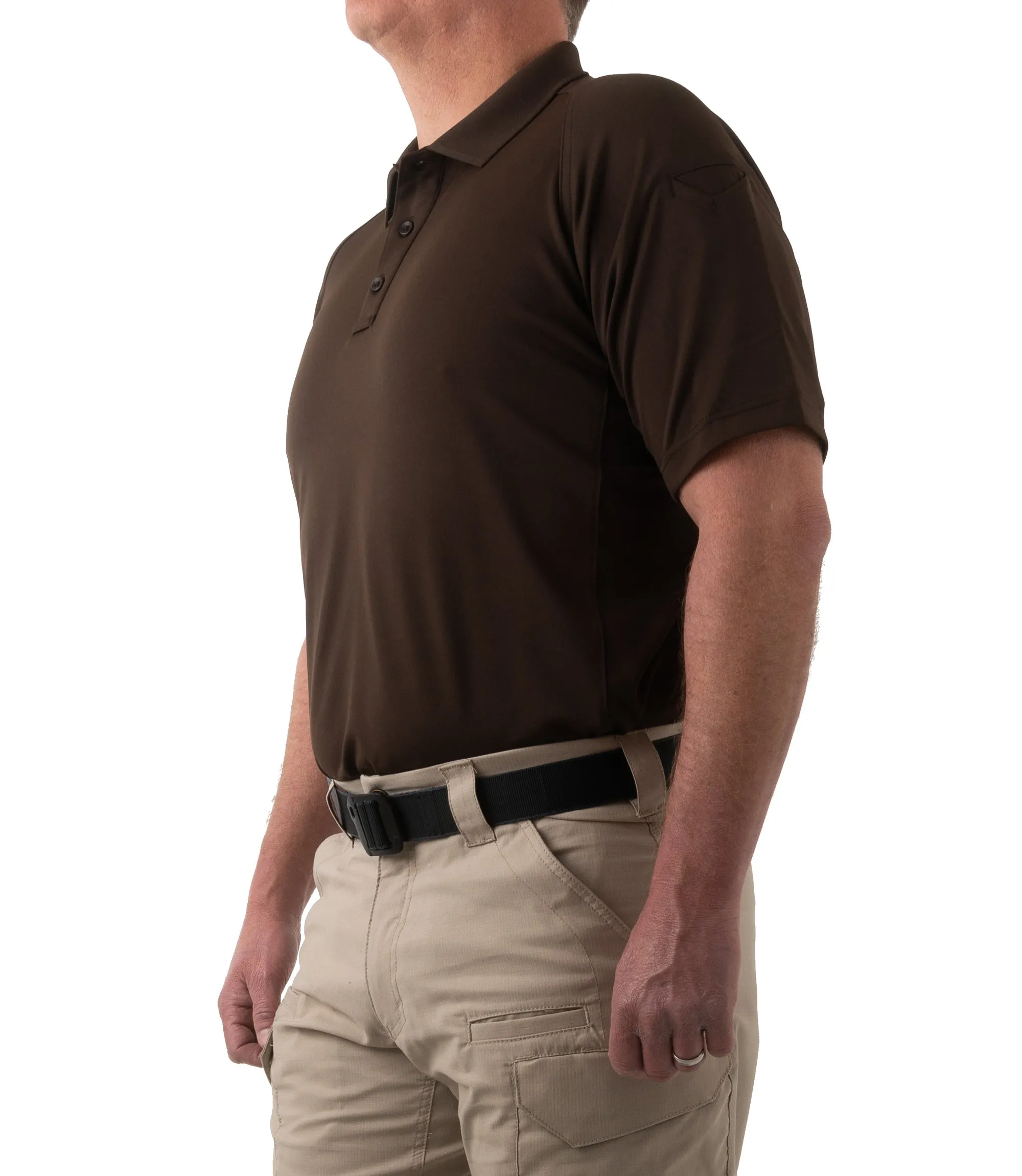 Men's Performance Short Sleeve Polo / Kodiak Brown