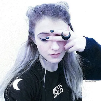 Moon Child 90s Grunge Embroidery Unisex T Shirt