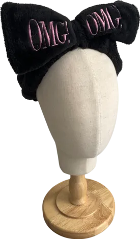 OMG Black Bath And Makeup Headband One Size