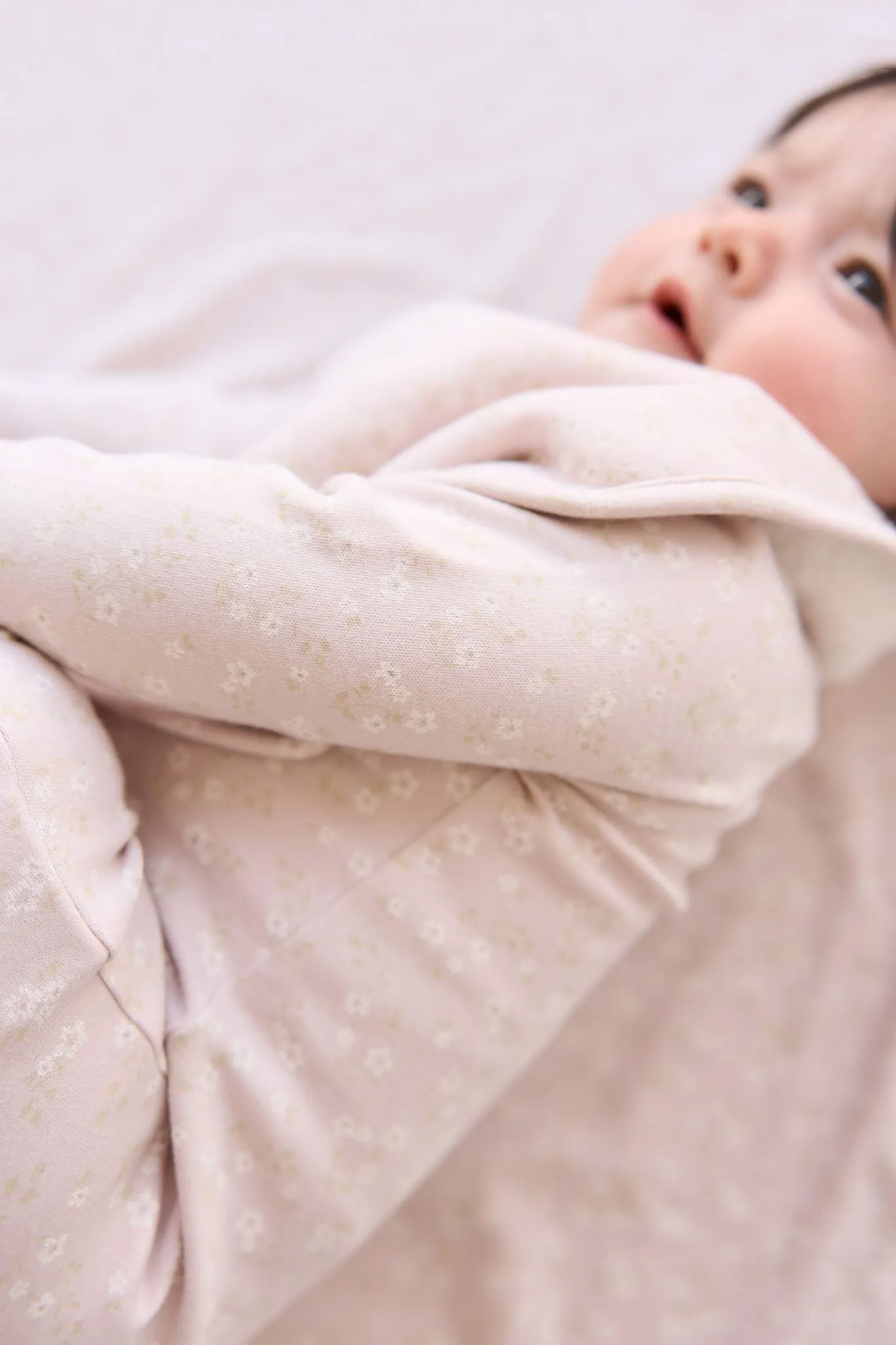 Organic Cotton Bib - Addie Lilac