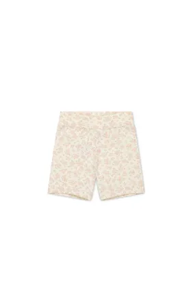 Organic Cotton Everyday Bike Short - Rosalie Floral Mauve