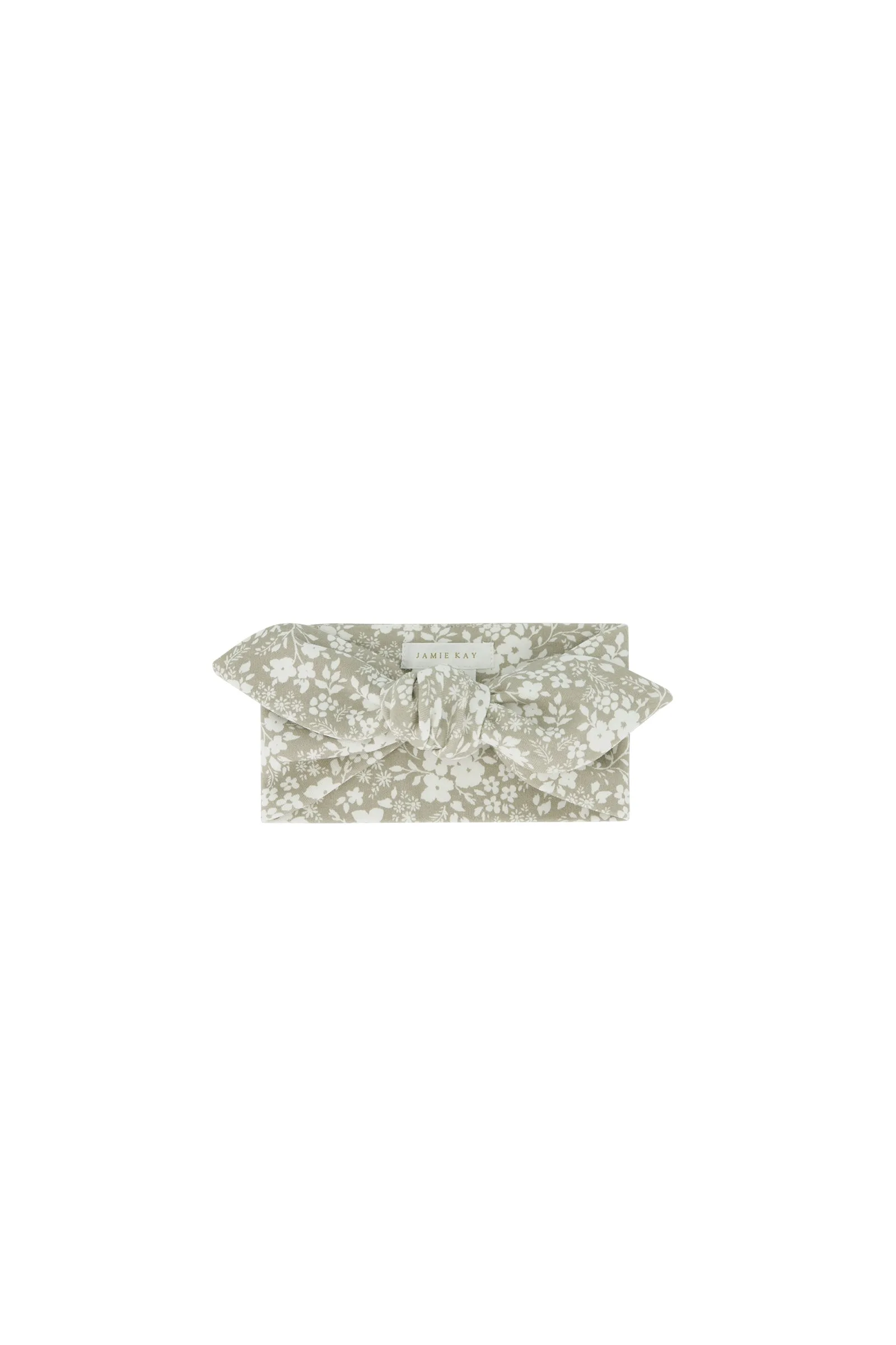 Organic Cotton Headband - Pansy Floral Mist