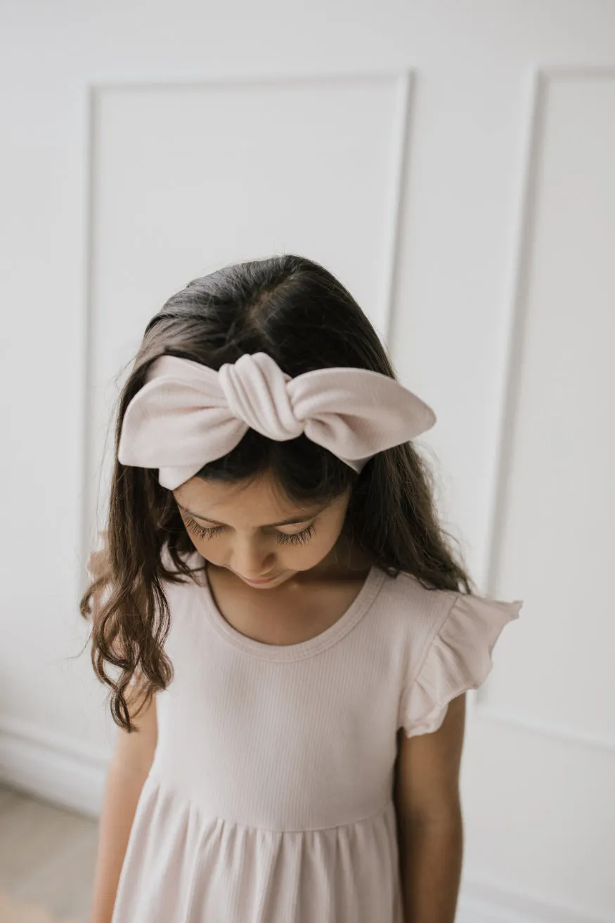 Organic Cotton Lilian Headband - Sweet Pink