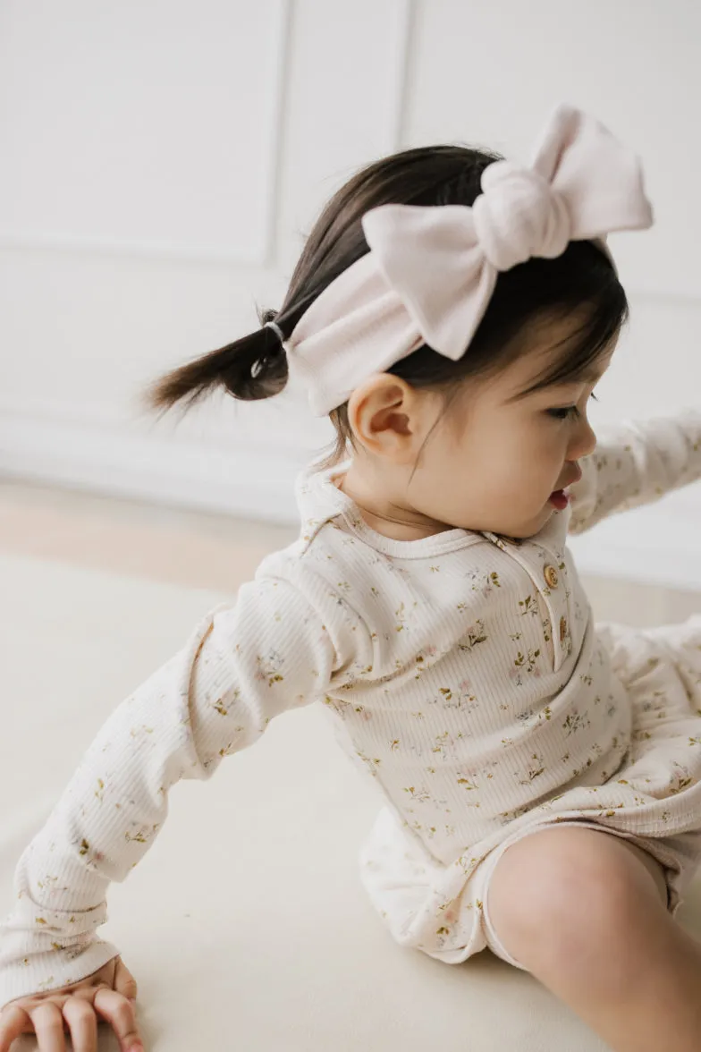 Organic Cotton Lilian Headband - Sweet Pink