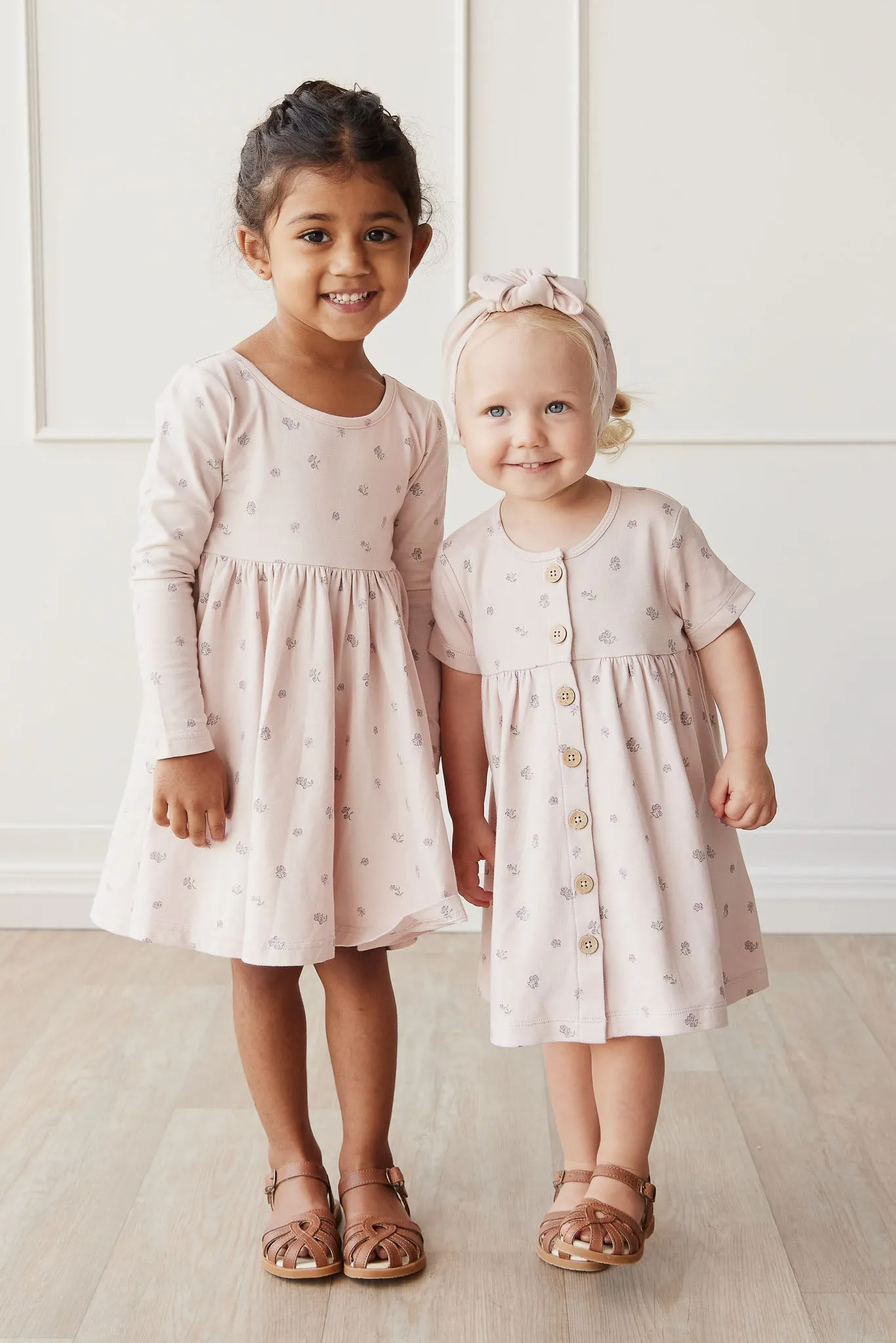 Organic Cotton Lola Dress - Meredith Violet