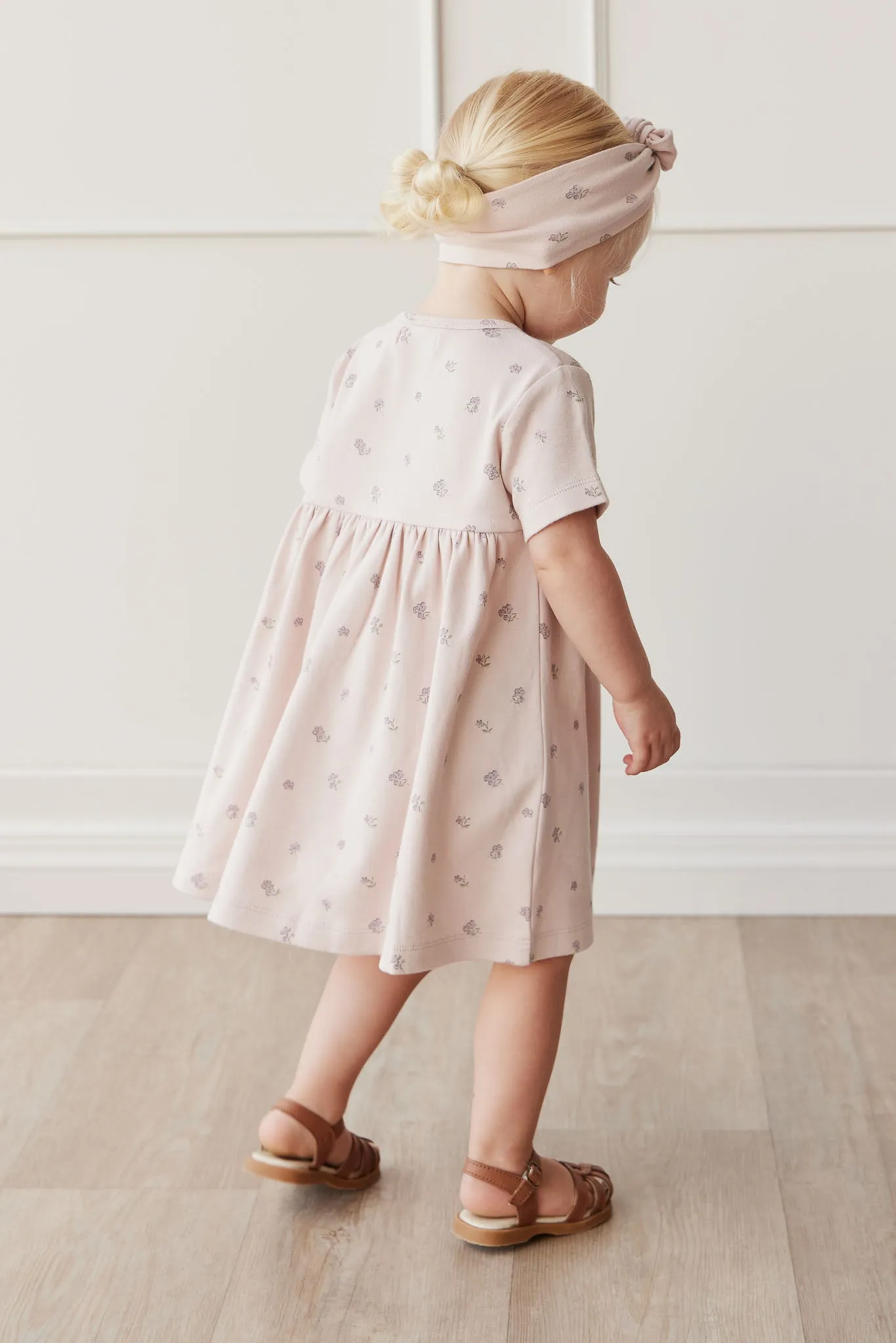 Organic Cotton Lola Dress - Meredith Violet
