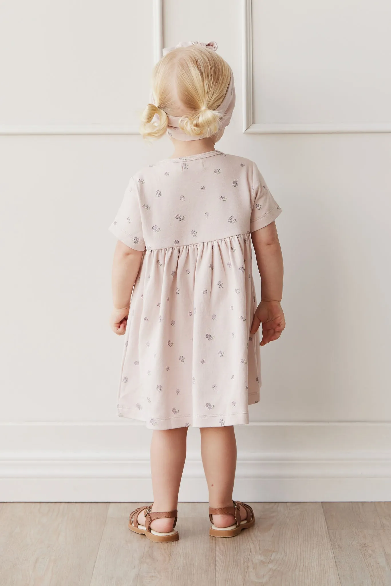 Organic Cotton Lola Dress - Meredith Violet