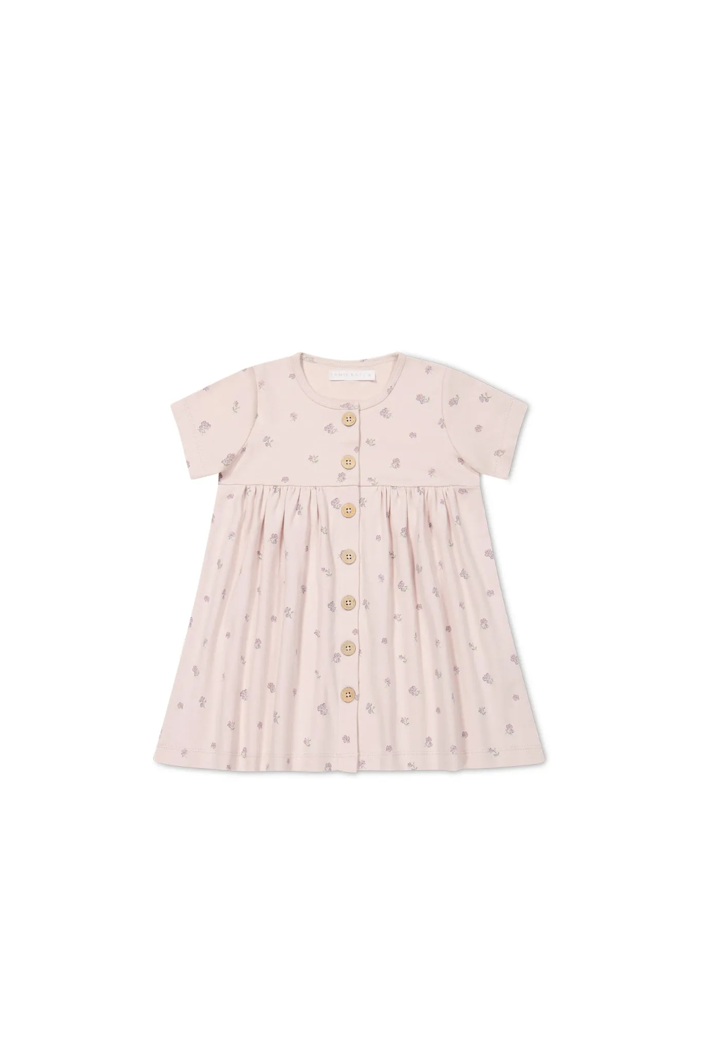 Organic Cotton Lola Dress - Meredith Violet