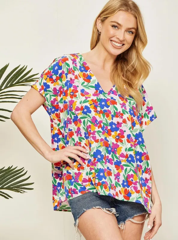 Oversized Floral Top