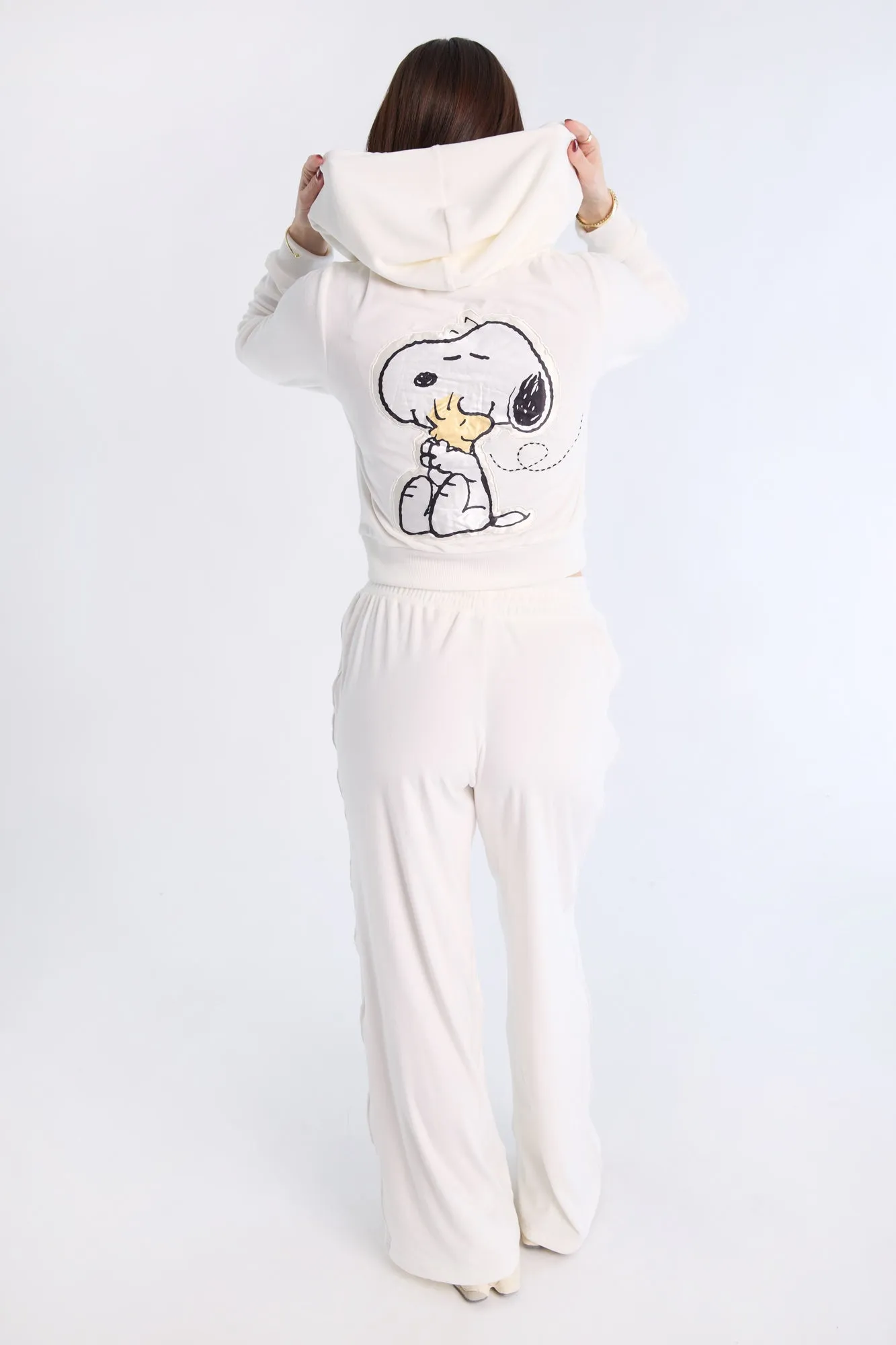 Peanuts Snoopy and Woodstock 2-Piece Velour Set