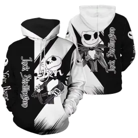 Personalized Jack Skellington And Zero Hoodie & Zip Hoodie