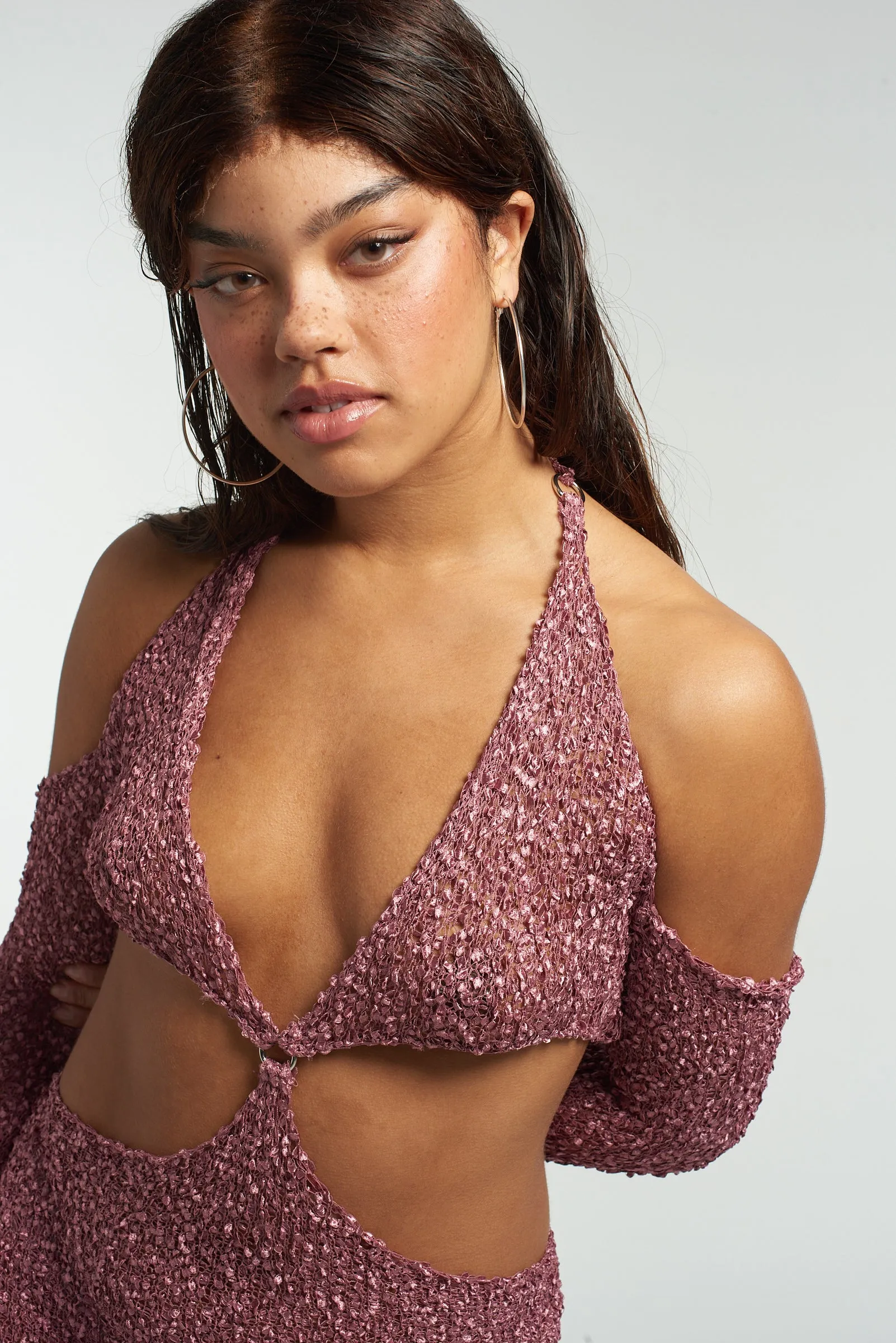 Sleek and Sexy Poison Cut-Out Mini Dress