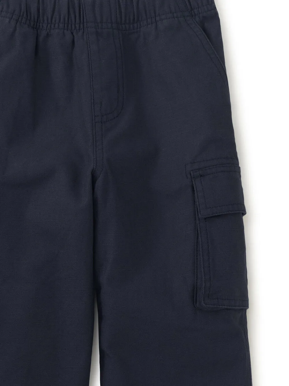 Relaxed Twill Cargo Pants - Indigo by Tea Collection - FINAL SALE