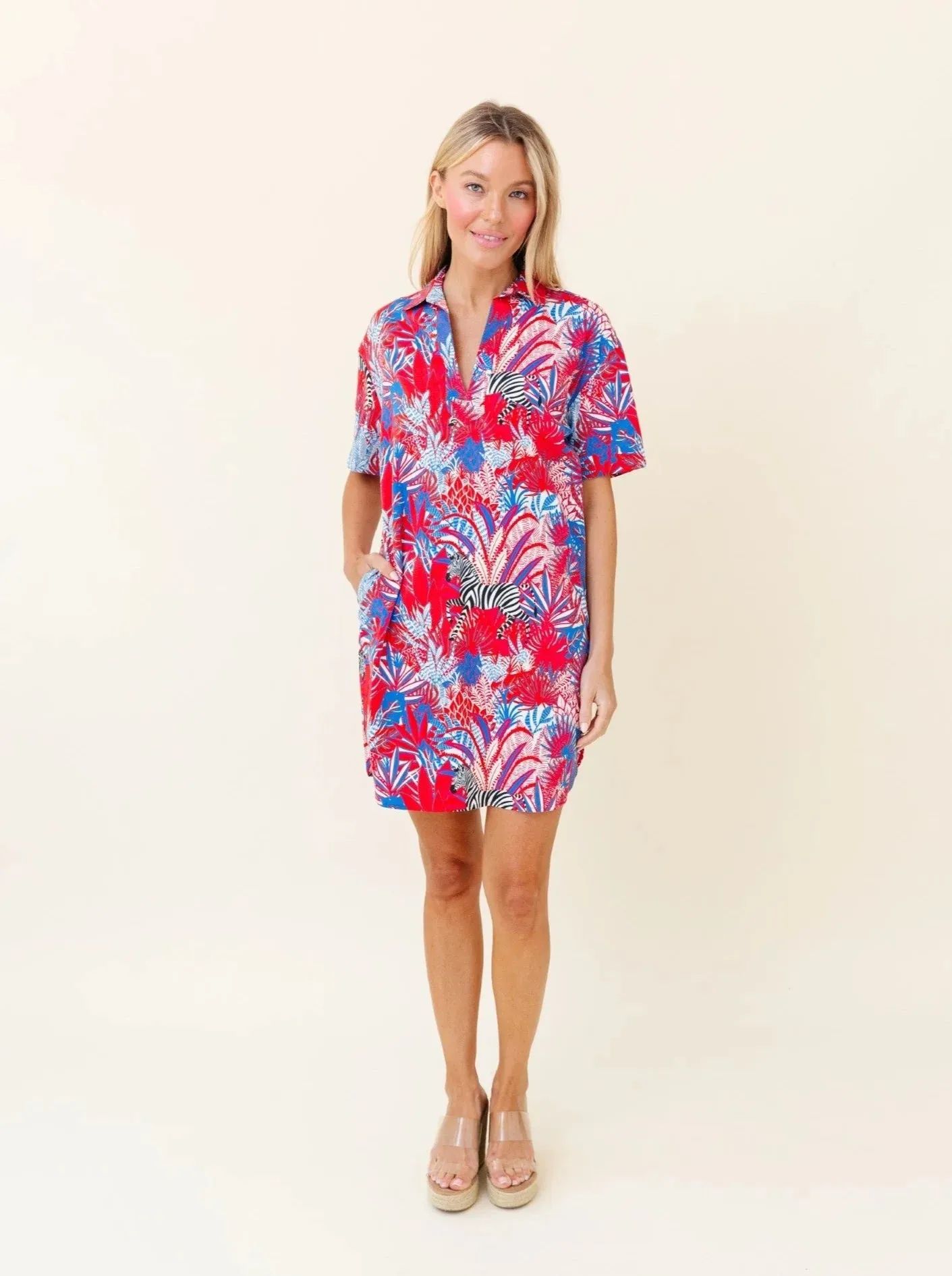 Rhodes Dress - Sparkler Zebra Soiree