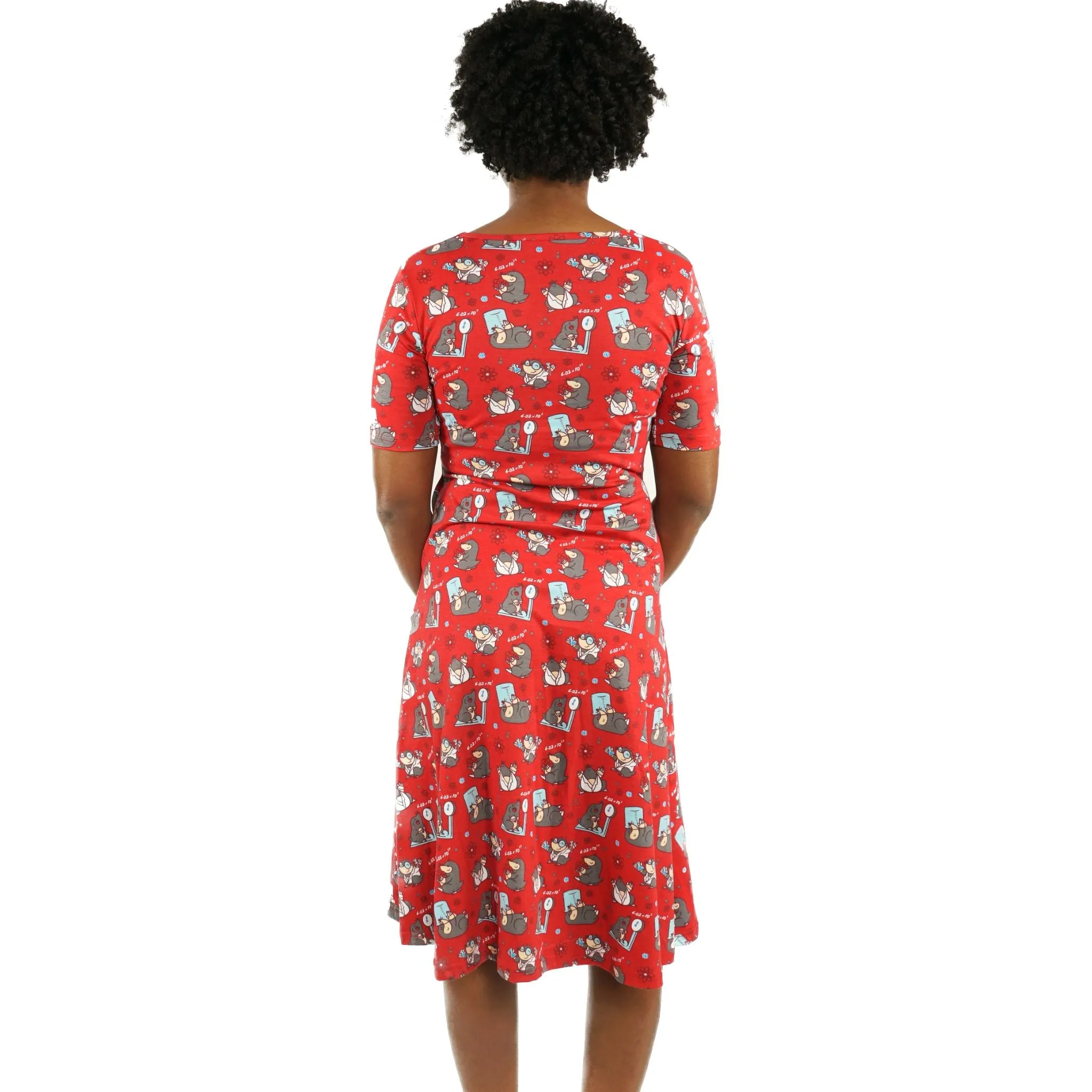 Science Moles Midi Dress (No Waist Seam) [FINAL SALE]