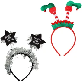 Seasonal Headbands, NYE and Christmas