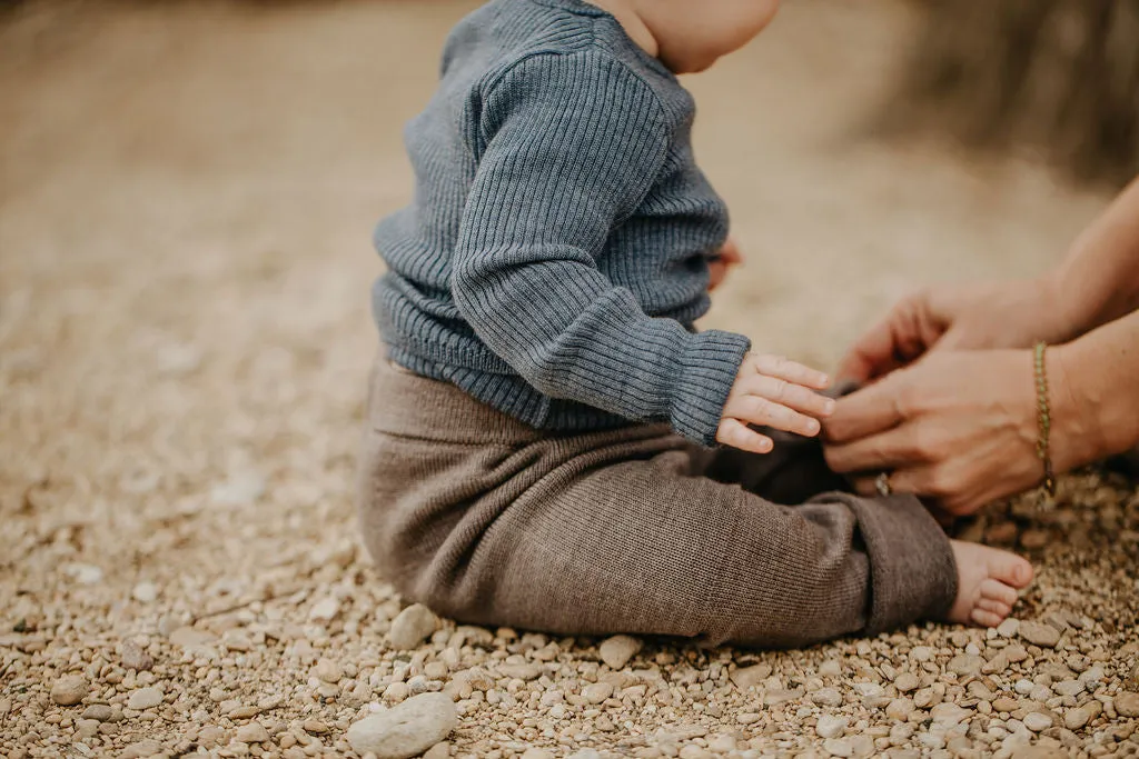 Sloomb Playwoolies - Soft and Durable Wool Play Pants for Toddlers