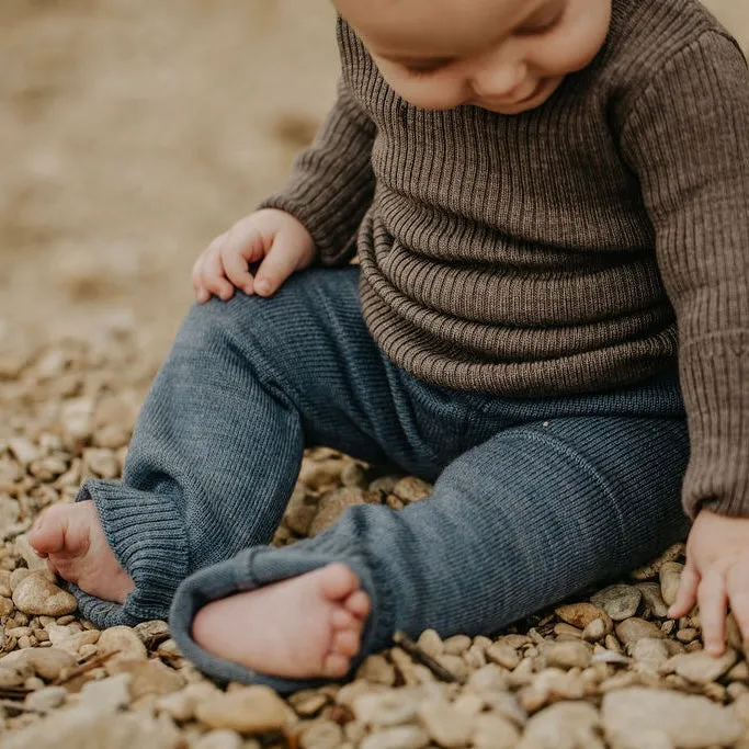 Sloomb Playwoolies - Soft and Durable Wool Play Pants for Toddlers
