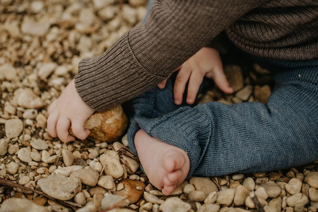 Sloomb Playwoolies - Soft and Durable Wool Play Pants for Toddlers