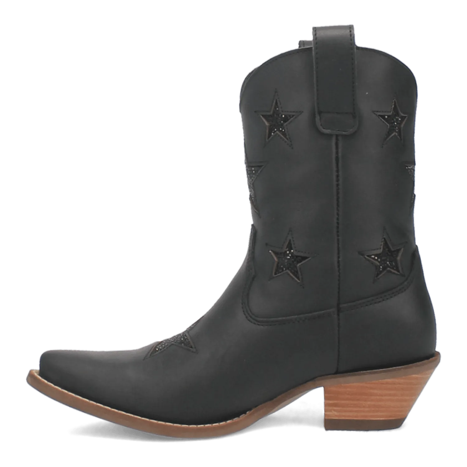 STAR STRUCK LEATHER BOOTIE