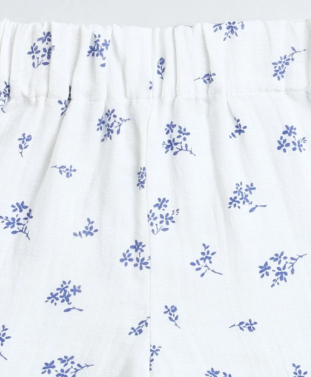 Sweetlime By AS Floral Indigo Charm Set.