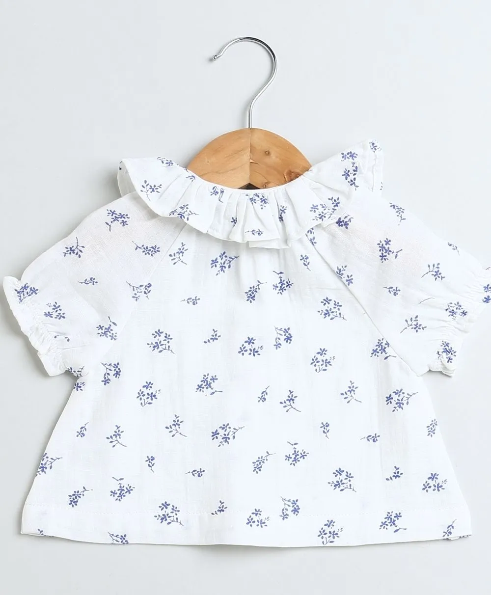 Sweetlime By AS Floral Indigo Charm Set.