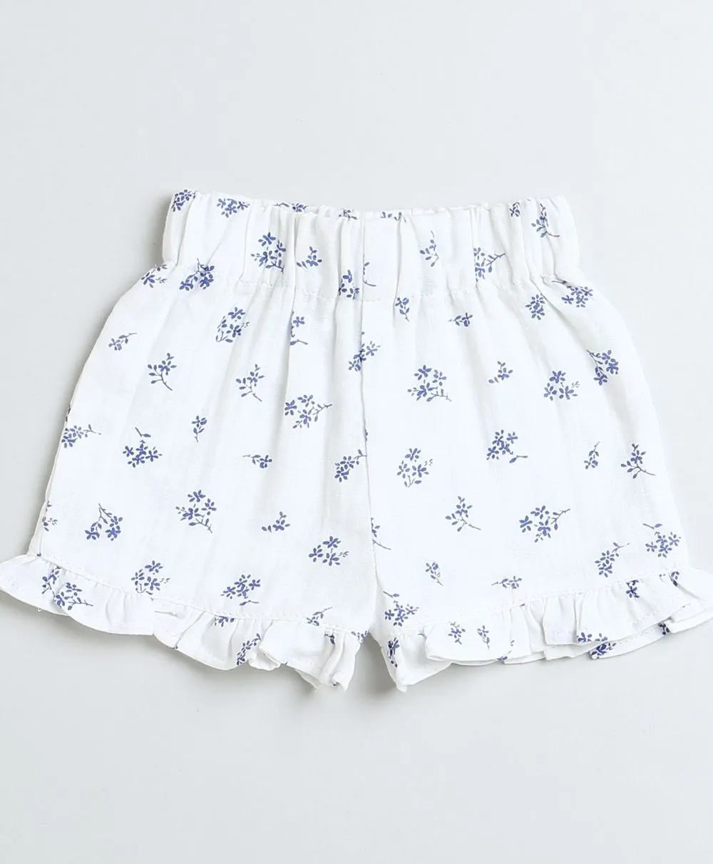 Sweetlime By AS Floral Indigo Charm Set.