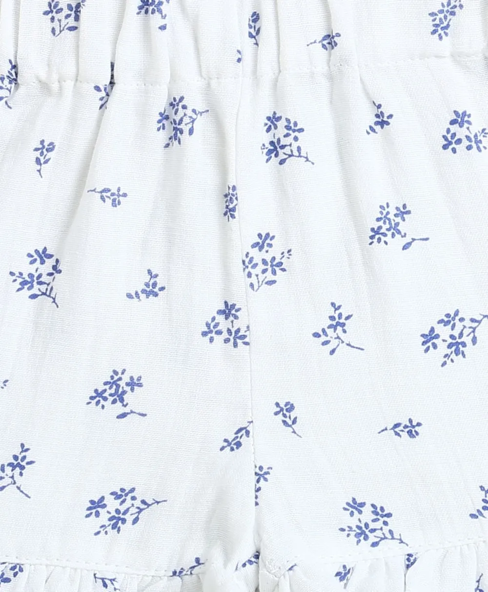 Sweetlime By AS Floral Indigo Charm Set.