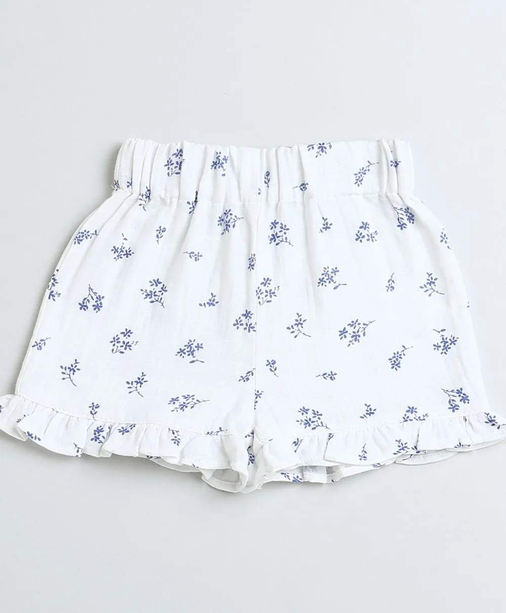 Sweetlime By AS Floral Indigo Charm Set.