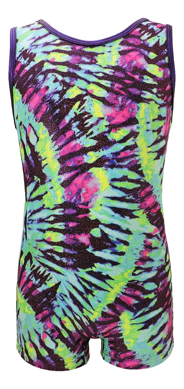 Tank Style Girls Gymnastics Biketard Unitard