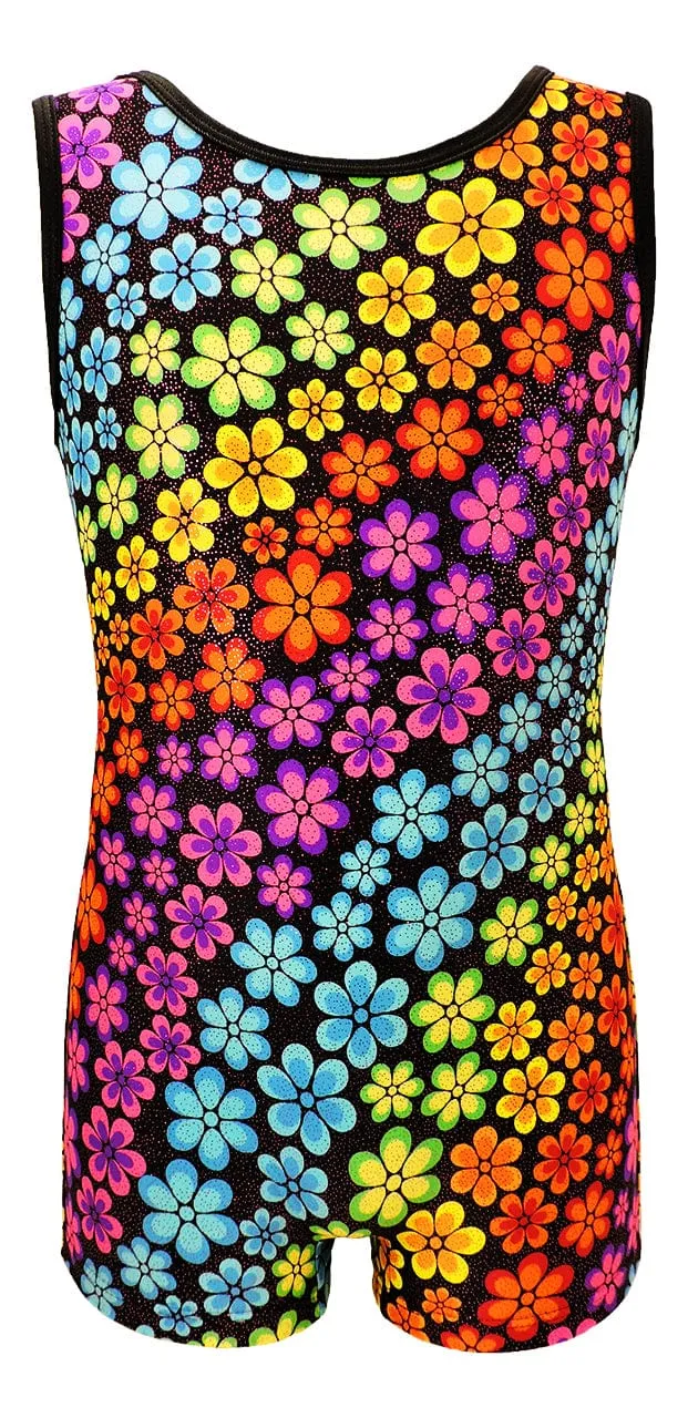 Tank Style Girls Gymnastics Biketard Unitard