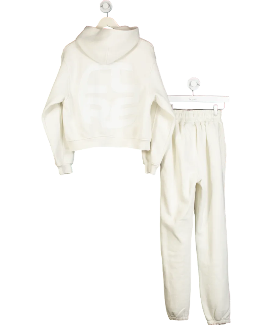 The Couture Club 2-piece Cream Logo Tracksuit UK 6