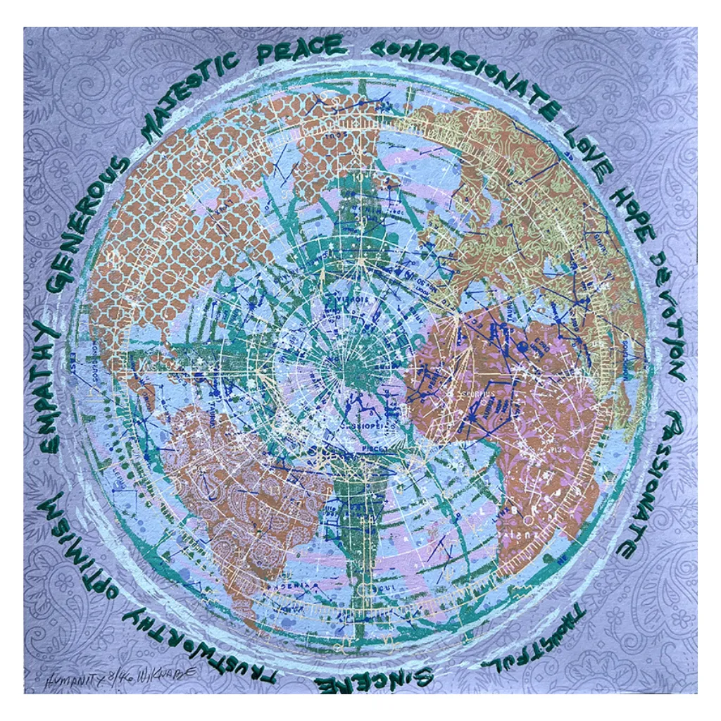 Walter Knabe Artwork Humanity Limited Edition Screenprint