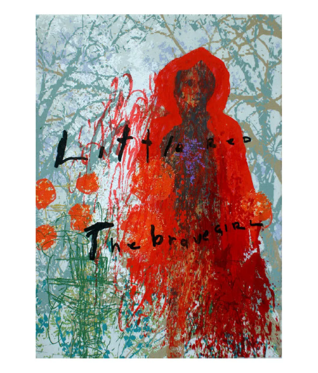 Walter Knabe Artwork Little Red Limited Edition Screenprint