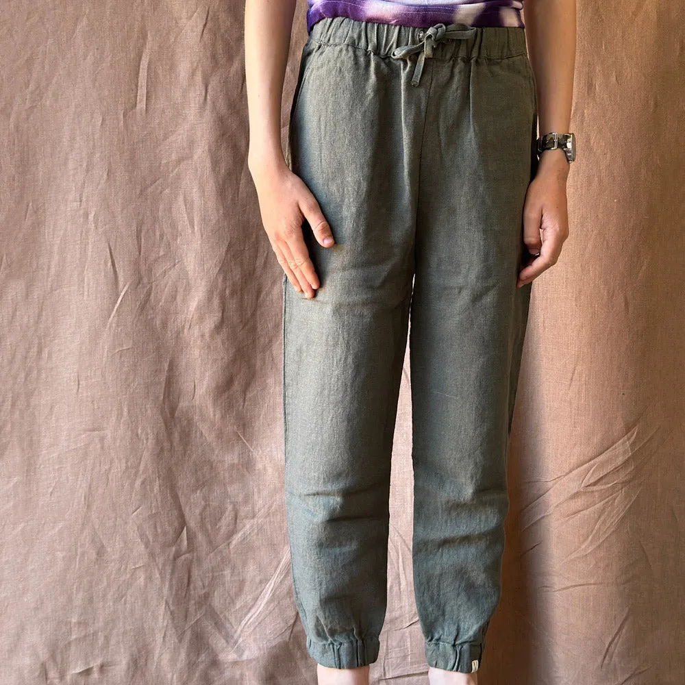 Wilder Linen Pants - Pine (7-8y) *Last Pair!