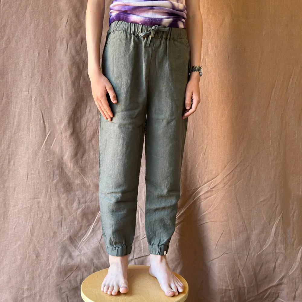 Wilder Linen Pants - Pine (7-8y) *Last Pair!