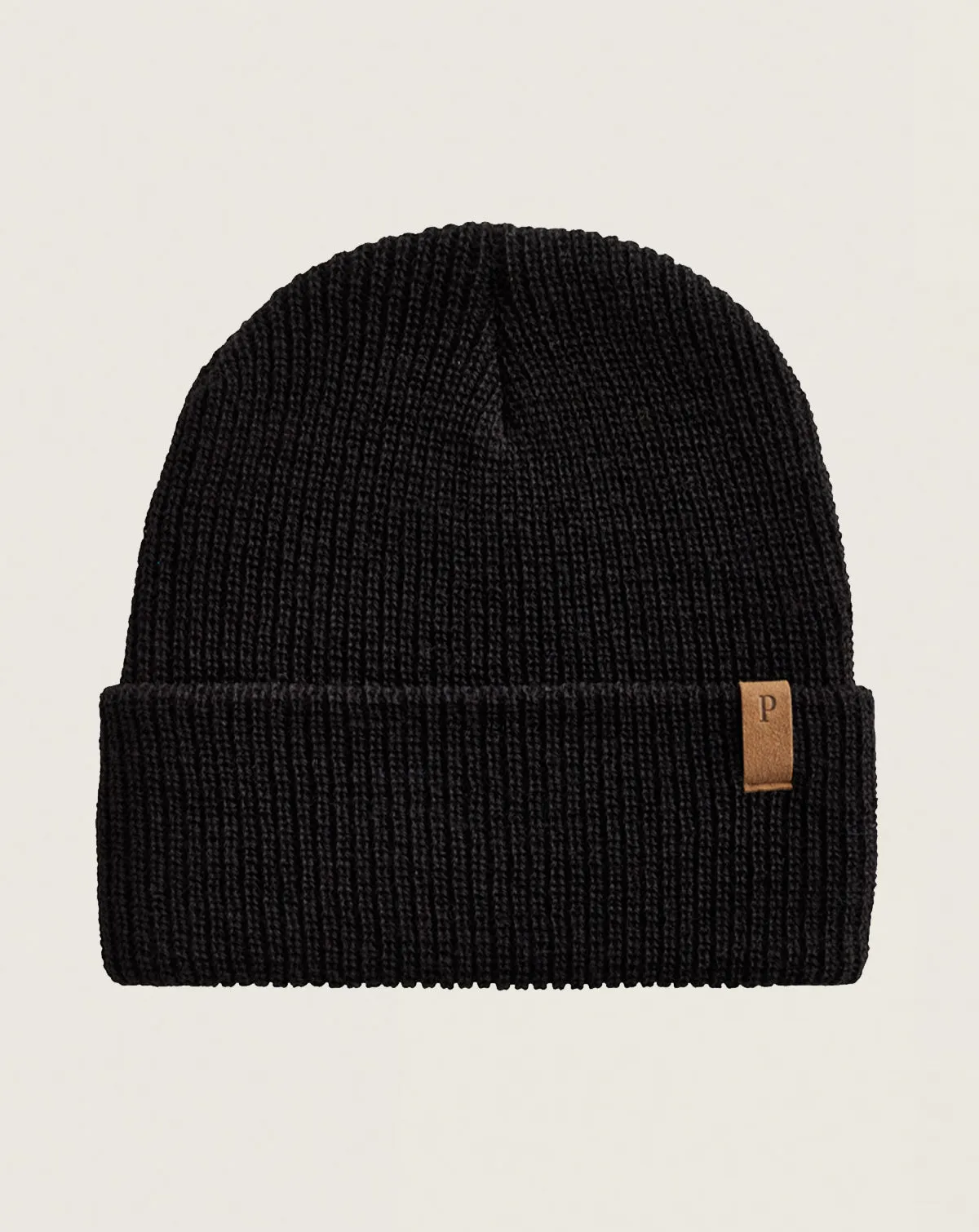 Wool Watch Cap<br>Black