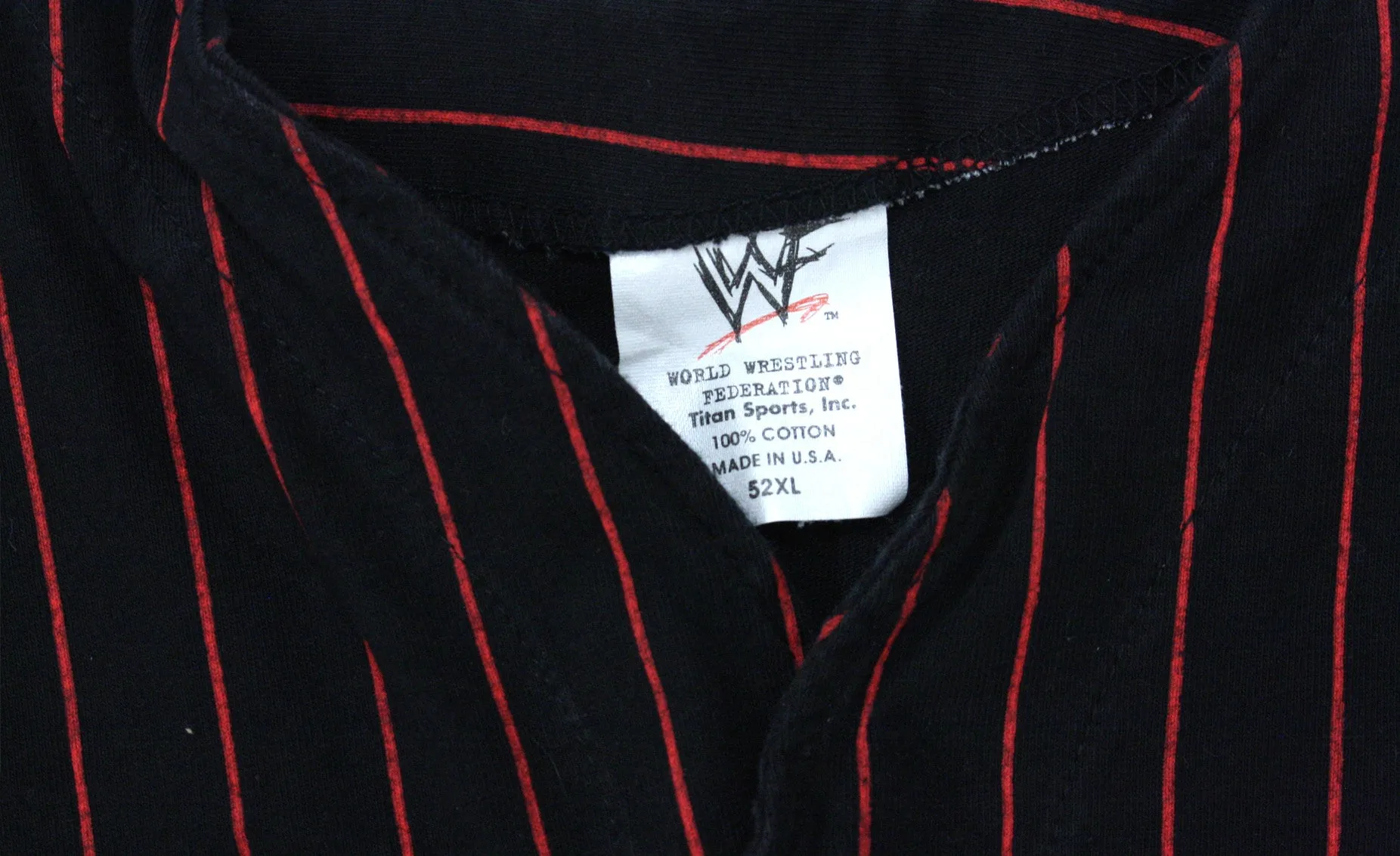 WWF THE ROCK 'THE GREAT 1' VINTAGE BASEBALL JERSEY XL