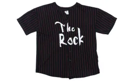 WWF THE ROCK 'THE GREAT 1' VINTAGE BASEBALL JERSEY XL