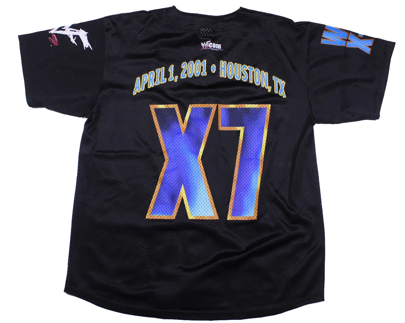 WWF WRESTLEMANIA X7 BASEBALL JERSEY XL