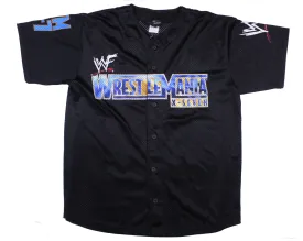 WWF WRESTLEMANIA X7 BASEBALL JERSEY XL