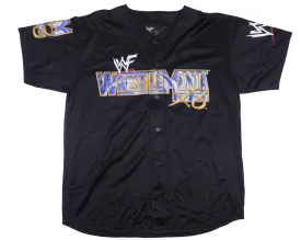 WWF WRESTLEMANIA X8 BASEBALL JERSEY XL